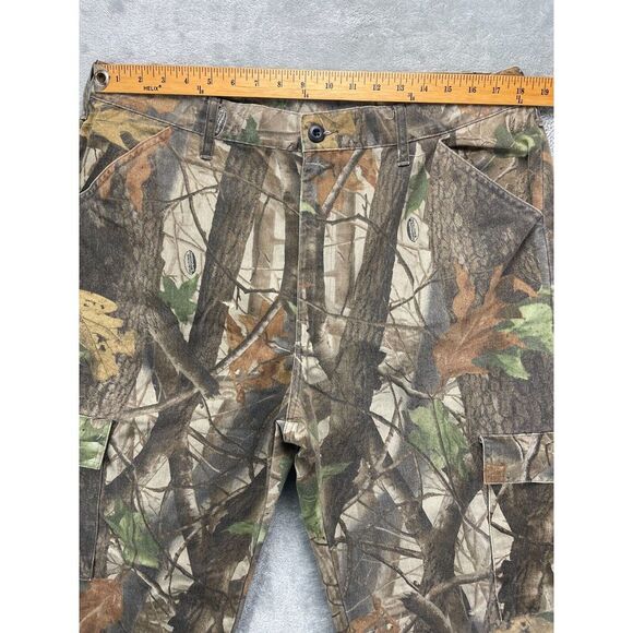 Liberty Men's Cargo Pants Large-Regular (36x 32) Camo Hunting RealTree Hardwoods - Picture 2 of 10